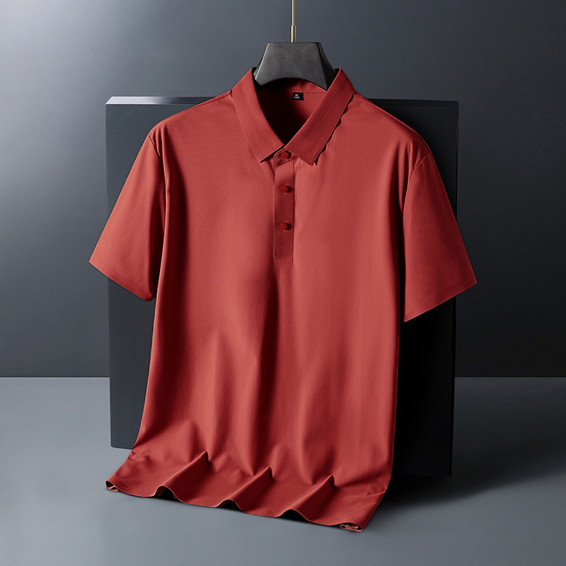 Polo Shirt — Angora Red